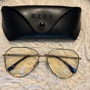 Diff Eyewear Blue Light Oversized Women’s Glasses (Lenox)